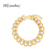 MJ Jewellery 375/9K Gold Coco Candy Bracelet T028 (1.30CM)