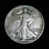 koin silver perak USA Amerika half dollar walking liberty 1942