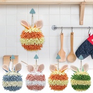 Fuzzy Ball Hand Towels Soft Absorbent Chenille Ball Towel for Bathroom Kitchen Restaurant Toilet chu