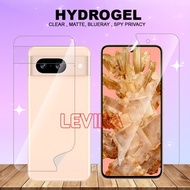 Anti-scratch Google PIXEL 8 Google PIXEL 8A Google PIXEL 8 Pro Hydrogel Clear Clear Matte Anti-oil/ 