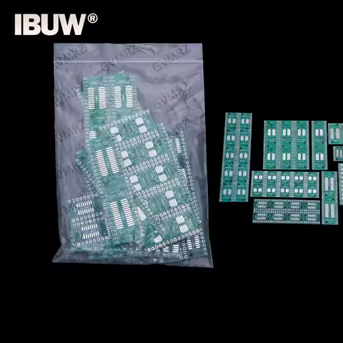 70PCS 7Values IC adapter boards Each 10PCS 8 10 14 16 24 28 SMT to DIP to through-hole 8 10 14 16