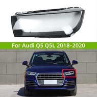 For Audi Q5 Q5L 2018 2019 2020 Car Lights Shell Clear Front Headlight Lens Cover Replacement Headlig