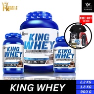 Muscle Kingdom King whey 5Lbs/4Lbs/2Lbs (Free 2 Gift) - Mk Whey Protein,Halal,Isolate Whey,Protein