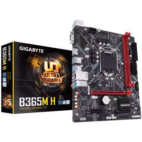 New Gigabyte TUF B365M-H LGA1151 DDR4HDMI M.2 mATX Motherboard