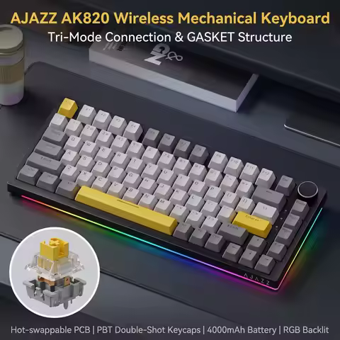 AJAZZ AK820 / AK820 Pro Mechanical Keyboard