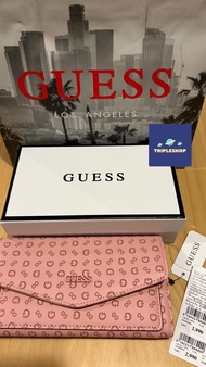 กระเป๋าสตางค์ GUESS มือ 1 ของแท้จากช้อป รุ่น NIKO SLG SLIM CLUTCH มีกล่อง ถุง