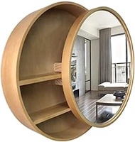 Fashionable Simplicity Wall Mirror Bathroom Medicine Cabinet Organizer With Mirror Shelf Wall Mounted Surface Black Bathroom Storage