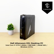 Dell Alienware X51 Intel Core i7-3770 3.40Ghz 8GB RAM 240GB SSD Desktop Refurbished PC 