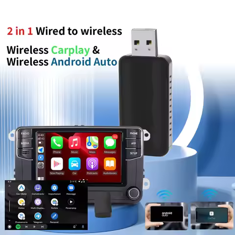 USB Wireless CarPlay Adapter Car Mini AI Box for Apple Carplay Car OEM Wired CarPlay To Wireless Car