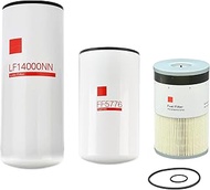 LF14000NN FF5776 FS19765 Oil Change Kit, Fuel Filter and Fuel Water Separator Filter Compatible with