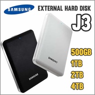 J3 Portable USB3.0 HDD 500G/1TB/2TB/4TB hard disk memory USB SSD storage drive / External Hard Drive