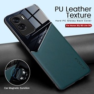 Honar 400 5G Case Magnetic Holder Leather Cover For Honor 400 Pro 400 Lite 90 Lite 5G TPU Soft Frame