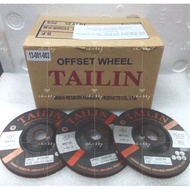 【Ready stock】GW- TAILIN GRINDING DISC ~ A24S X 4" RED 100mm x 6mm X 16mm GW-TAILIN