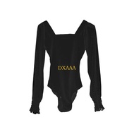 Đồ tập múa SDSsDXAA cho phụ nữ bodysuit ballet lưới tay dài đồ tập thể dục bodysuit trang phục balle