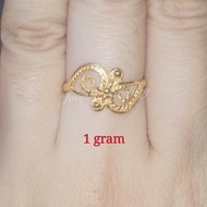 1gram Light Gold Ring uk 12-14