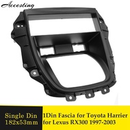 Single Sin Car Radio Frame Dashboard Panel Frame Fascia CD Player Dash Bezel for Lexus RX-300 RX300 