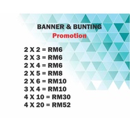 Banner print and bunting printing service
