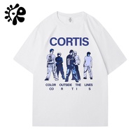 CORTIS Official 100%Cotton T-Shirt | Kpop Boy Band Fan Merch | COER Short Sleeve Summer Top for Men 