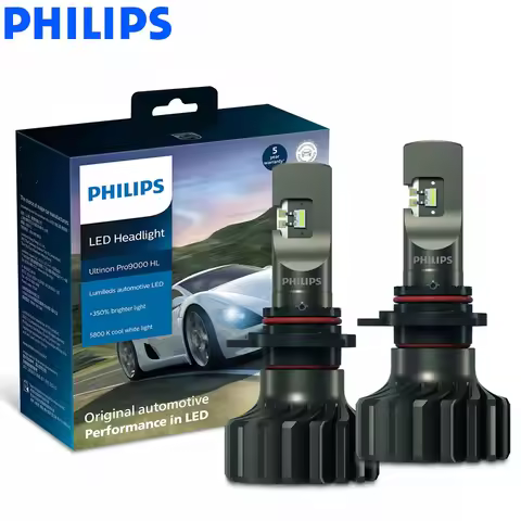 Philips Ultinon Pro9000 New Gen2 9012 HIR2 LED +350% Bright Auto Lamps 5800K White Lumileds LED DRL 