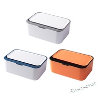 Wet Wipes Storage Box with Lid Home Desktop Tissue Dispenser Napkin Case [Warner.sg]