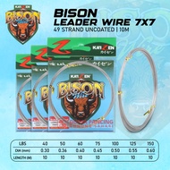 Kaizen Bison 7x7 10M Wire String | UK 40Lbs - 150Lbs | Neklin