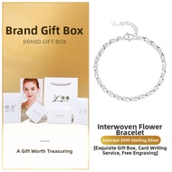 999 Sterling Silver Womens Bracelet