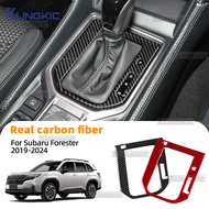 For Subaru Forester 2019 2020 2021 2022 2023 2024 Automatic Transmission Shift Knob Trim Ring Carbon