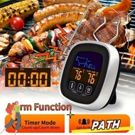 PATH Digital Meat Thermometer, Waterproof LCD Display Kitchen Thermometer, Portable Touch Screen Mea