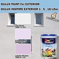 ICI DULUX INSPIRE EXTERIOR PAINT COLLECTION 18 Liter Lilac Dream / Evening Aperitif / Lavender Meadow