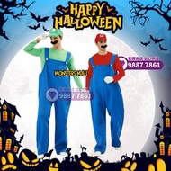 🔮Carousell信譽紫鑽店🔮 成人MARIO 親子裝 cosplay聖誕節萬聖節衫服裝衣服 cosplay 生日派對birthday party服裝打扮