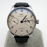 IWC/IW500107Portuguese Meter7Japanese Chain White Plate Blue Words Men's Automatic Men's Watch IWC/ White