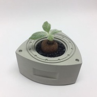 轉子引擎造型水泥盆