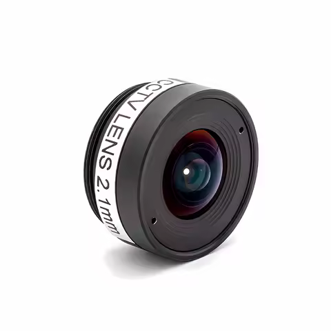 WGWK CS Mount Lens 2.1mm 2.5mm Fixed Focus IRIS CCTV Lens IR 1:1.2 1/2.5-inch Metal Body For Camera