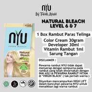 Free Gift NYU Hair Color Halal Natural Bleach Pewarna Rambut Sah Solat Tutup Uban Bebas Ammonia Long
