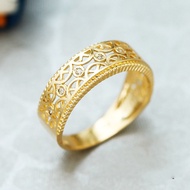 14K Gold Ring Women's Hollow Jewelry