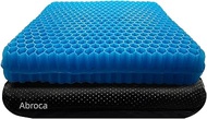 Seat Cushion, 2.4" Thick Gel Seat Cushion for Office Desk Chair Wheelchair Long Sitting Back Sciatica Tailbone Pressure Pain Relief, Car Seat Cushion Pad, Gaming Computer Chair Seat Cushions Pads