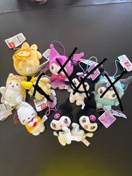 Sanrio Kuromi/布丁狗/pachacco/Usahana景品公仔