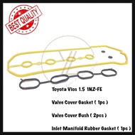 TOYOTA VIOS 1.5 / YARIS / PRIUS C 1NZ-FE ( SILICONE ) VALVE COVER GASKET / INLET MANIFOLD GASKET / V