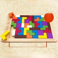 （好物優選） Tetris Building Blocks Puzzle Big Suitable for 80-Year-Old People Puzzle Dementia Prevention 