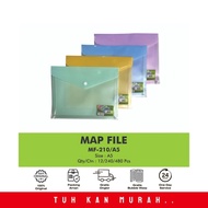 TKM V-TEC MAP FILE BUTTON MF-210/A5 / ZIPPER BAG ZB 210 A3 MIX COLOR
