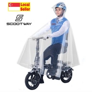 Transparent Cycling Raincoat