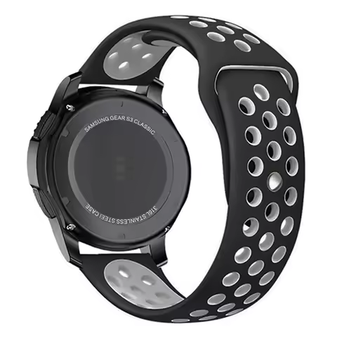 22mm Silicone Band for Samsung Galaxy Watch 3 45mm Gear S3 Frontier 22mm Strap for Samsung Galaxy Wa