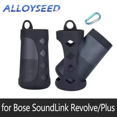 Case Cover for Bose SoundLink Revolve/Revolve Plus 1 2 Silicone Protector Holder Sling Cover Shockpr