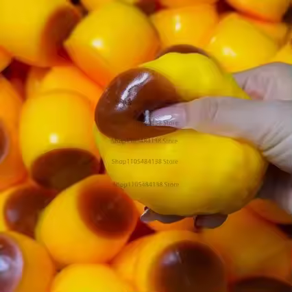 Caramel Pudding Balls Candy Caramel Pudding Squeezing Balls ASMR Sensory ADHD Stress Relief for Chil
