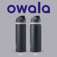 Foggy Tide Owala FreeSip Insulated Stainless Steel Water Bottle with Straw Sports 24Oz/32Oz