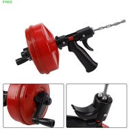 PYXIS Drain Clog Remover, Flexible Plumbing 5-10m Length Drain Snake Auger, Heavy Duty Double Mode M