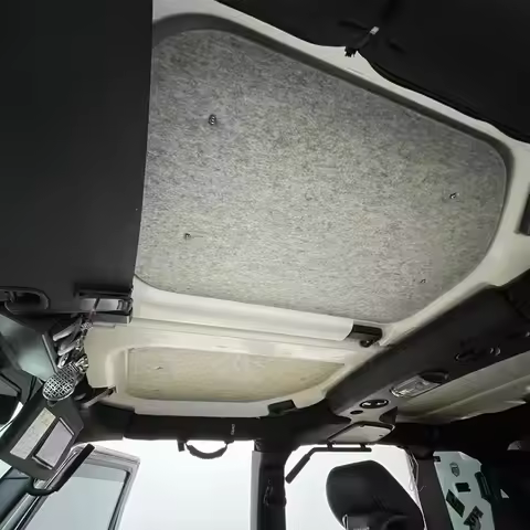 SXMA J408 Thickness 14mm Heat Shield Mat Roof Heat Insulation for Jeep Wrangler JK 4 Doors 2012-2017
