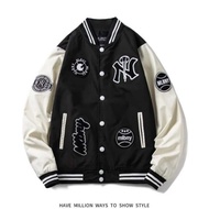 OVERSIZE MLB BASEBALL VARSITY JACKET THICK FLEECE PREMIUM