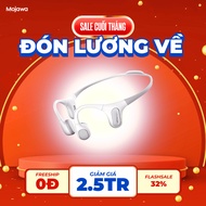 Mojawa RunPlus Swimming Headphones White – Waterproof–32GB – Bone Conduction Headphones, Gym, Swimmi