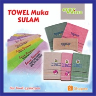 TOWEL SULAM/TOWEL MUKA/TUALA SULAM NAMA/HADIAH/DOORGIFT/TUALA MUKA